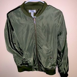 Army Green Bomber Jacket
